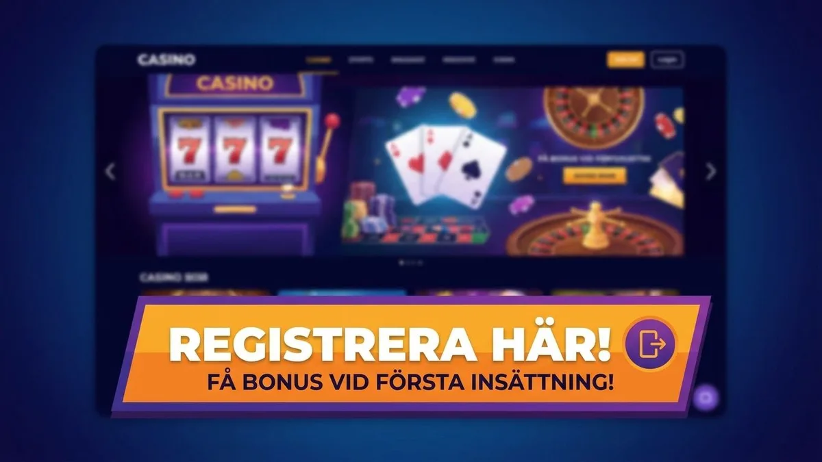 Registrera dig med bonus